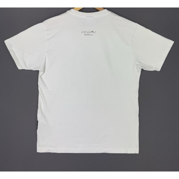 New Balance Artist Edition Art Graphic Sebacuri White Shirt Medium Rare Sports - Picture 2 of 16